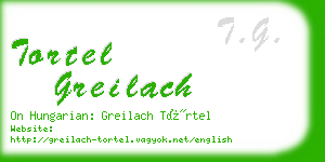 tortel greilach business card